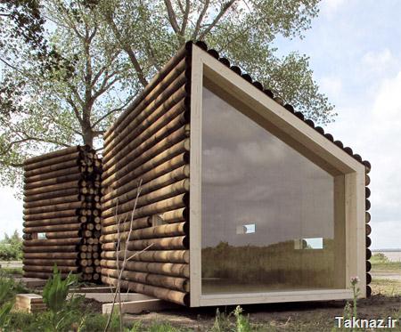 Log Cabin with Modern Interior